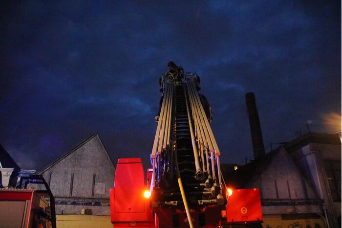 Brand in voormalig kantoorpand