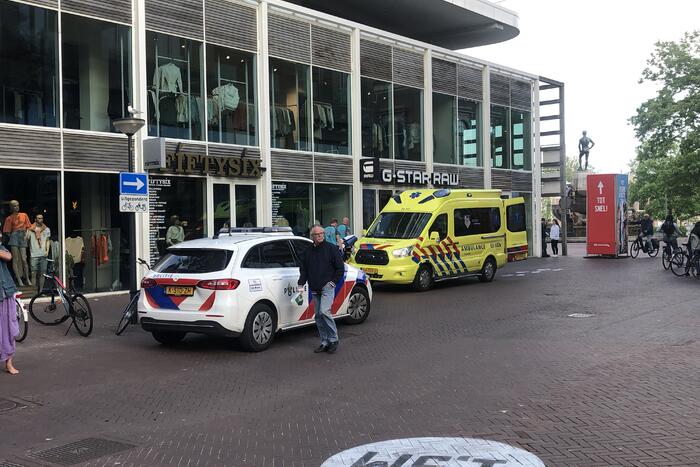 Fietsers ten val na botsing