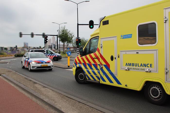 Ravage na ongeval met bestelbus