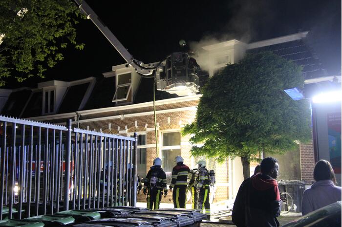 Uitslaande brand in woning