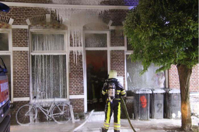 Uitslaande brand in woning