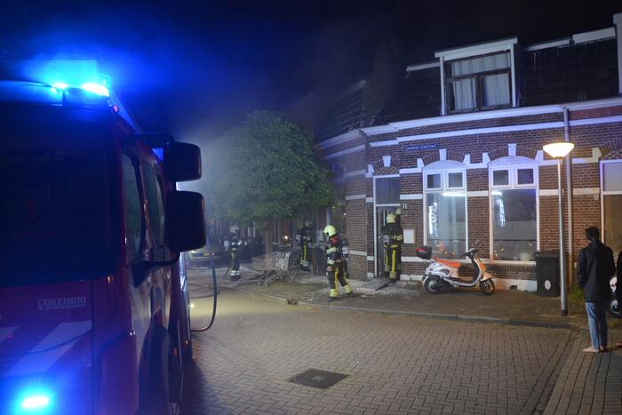Uitslaande brand in woning