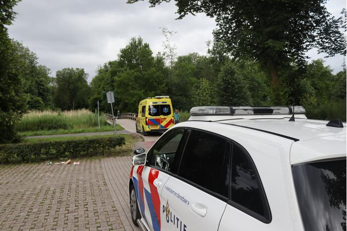 Fietser gewond na val op fietspad