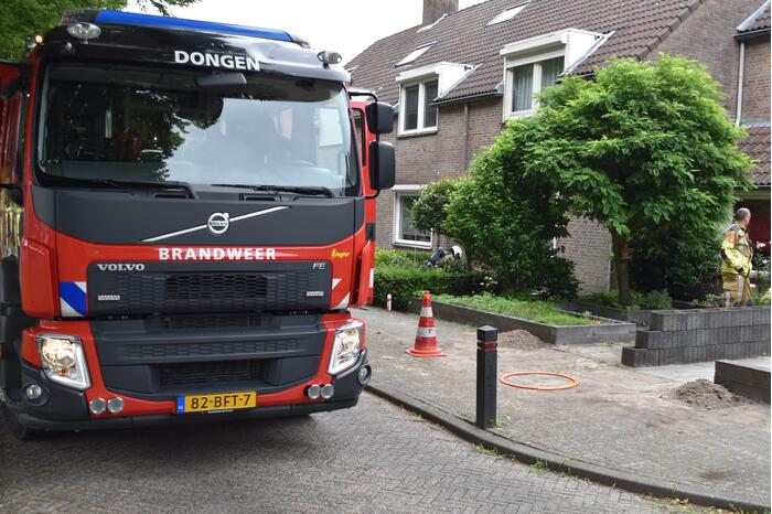 Bij aanleggen glasvezel is gasleiding geraakt