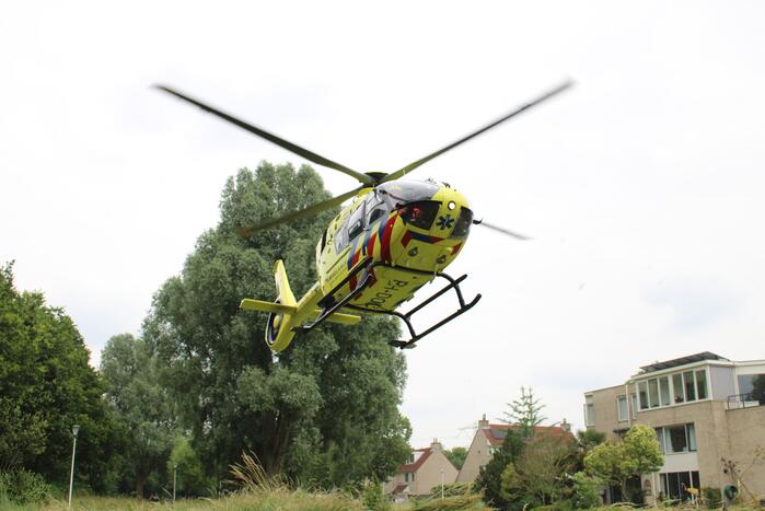 Traumahelikopter landt voor incident met baby