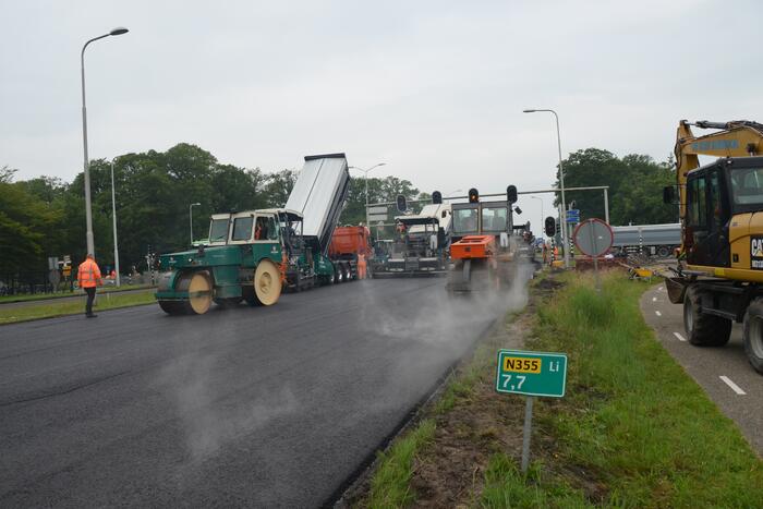 Kruispunt afgesloten door groot onderhoud