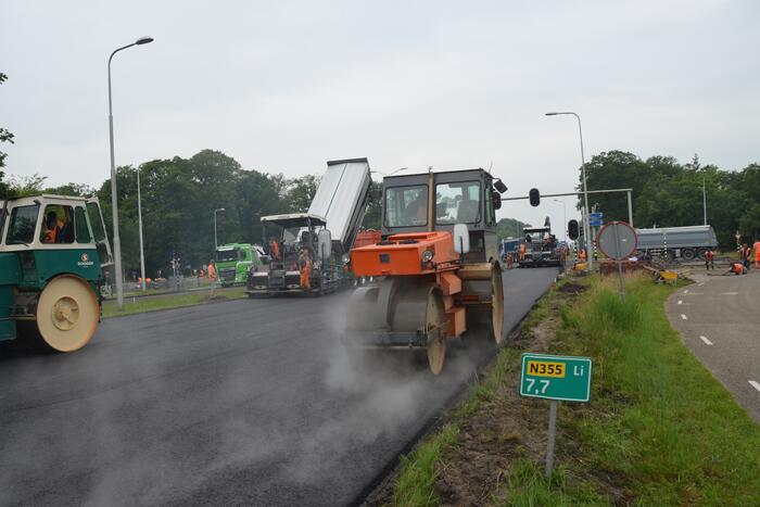 Kruispunt afgesloten door groot onderhoud