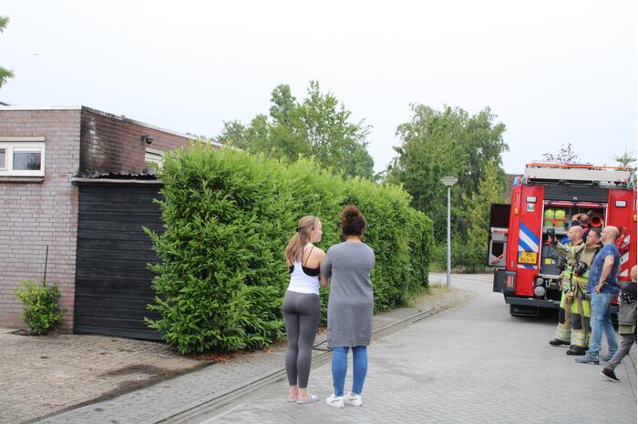 Gasbrander veroorzaakt schade aan schuur