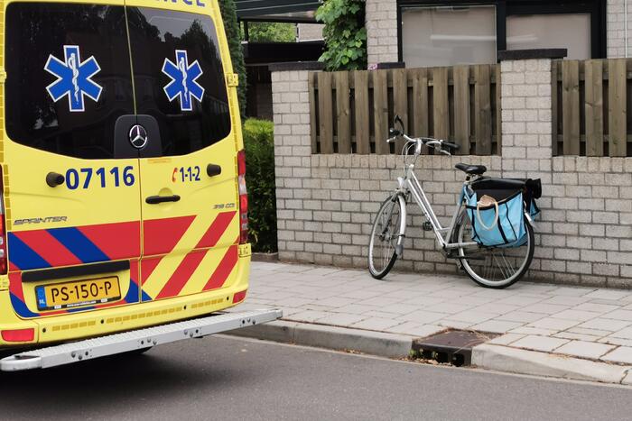 Fietser gaat onderuit en raakt gewond