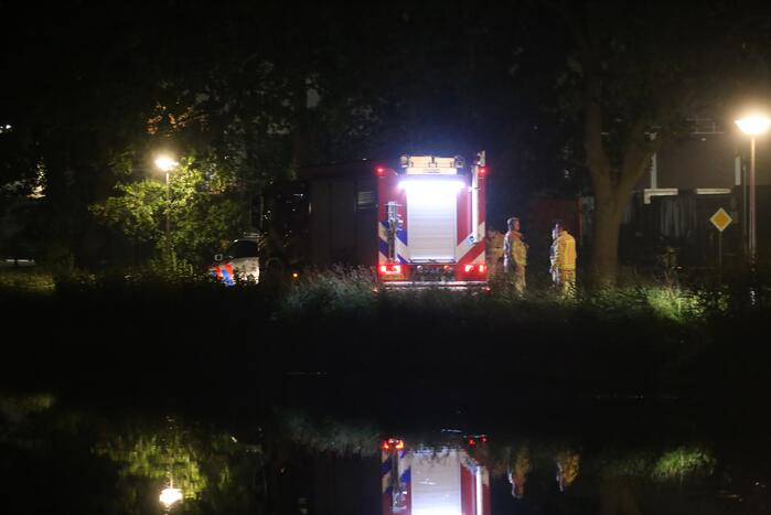 Fietser belandt in water en raakt gewond