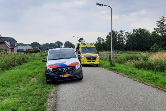 Fietser gewond na val