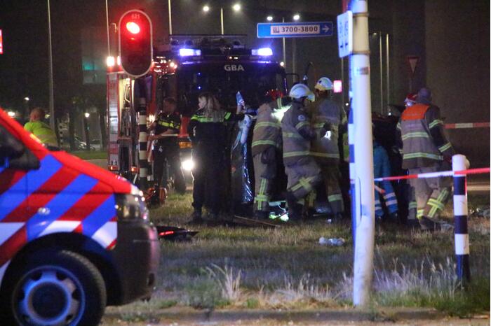 Persoon zwaargewond door ernstig ongeval