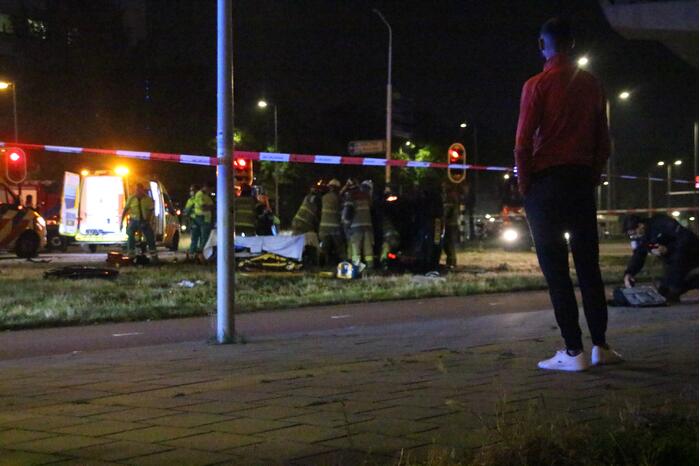 Persoon zwaargewond door ernstig ongeval