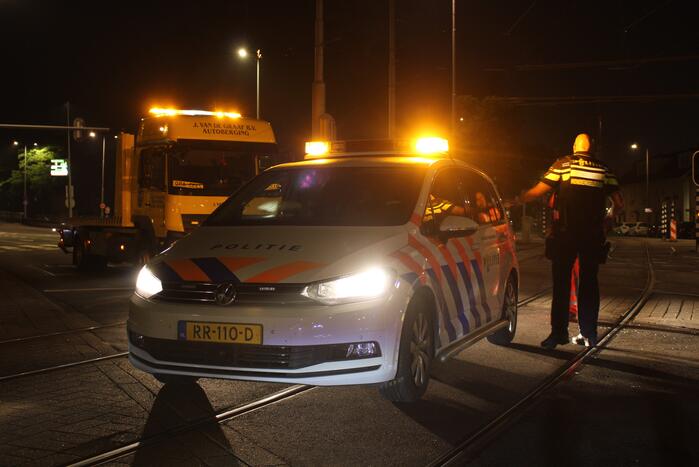 Personenauto total-loss door botsing