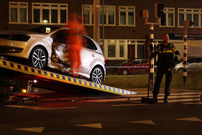 Personenauto total-loss door botsing