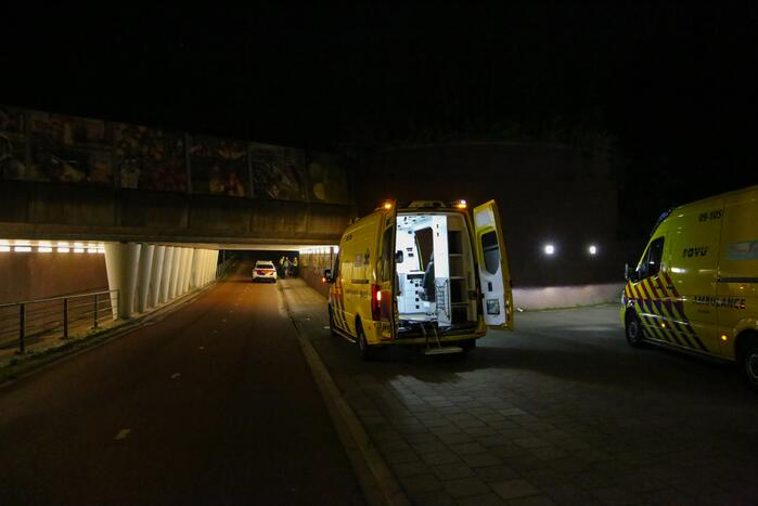 Beschonken fietser gewond door val