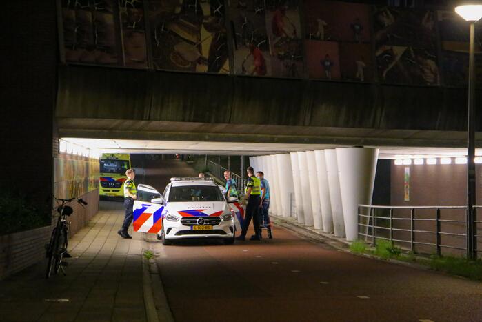 Beschonken fietser gewond door val