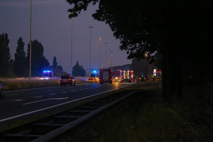 Zwangere vrouw gewond door ernstig ongeval