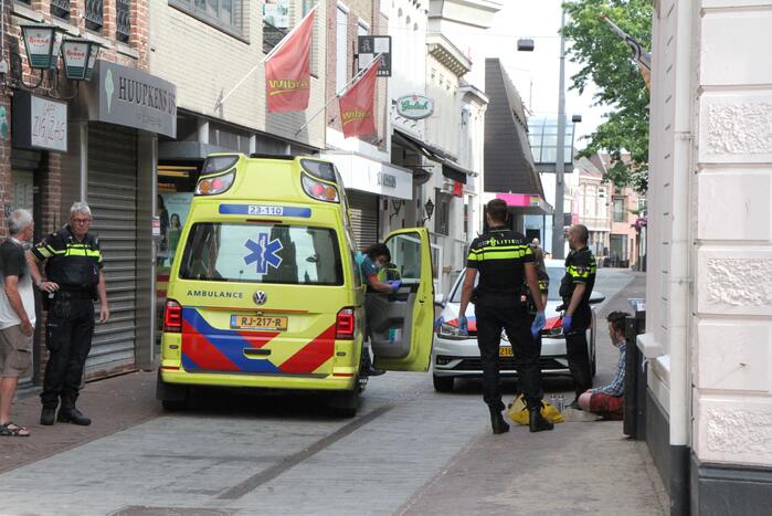 Beschonken man gewond na val