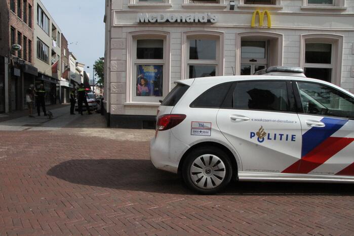 Beschonken man gewond na val