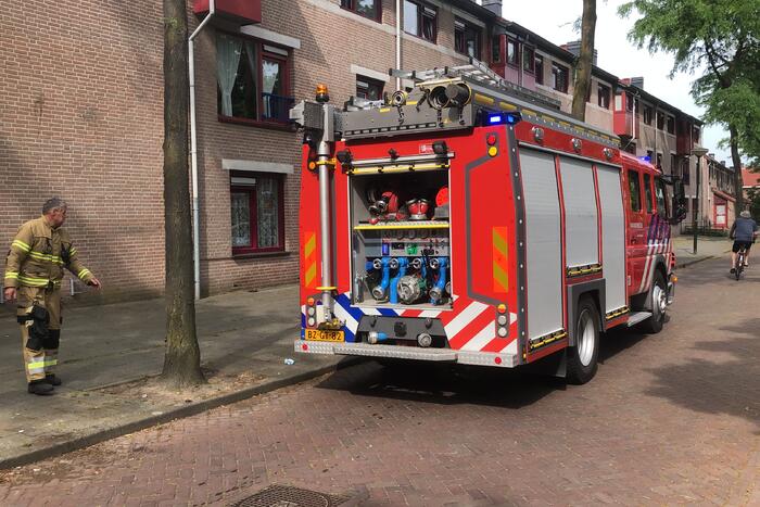 Bewoner vergeet broodjes in oven