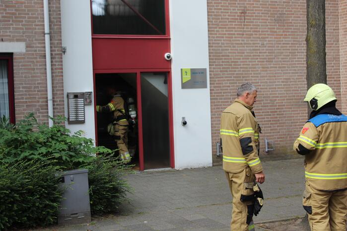 Bewoner vergeet broodjes in oven