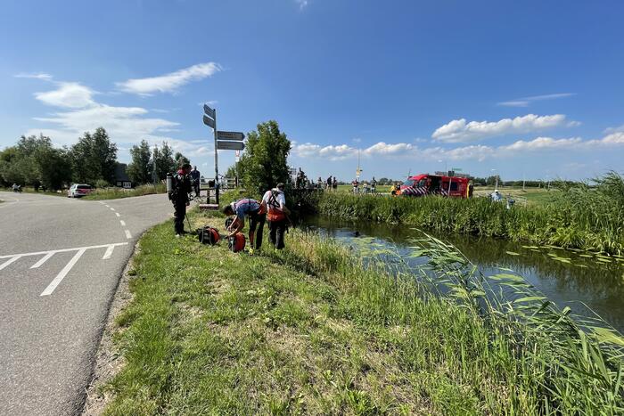 Magneetvissers vinden object in sloot