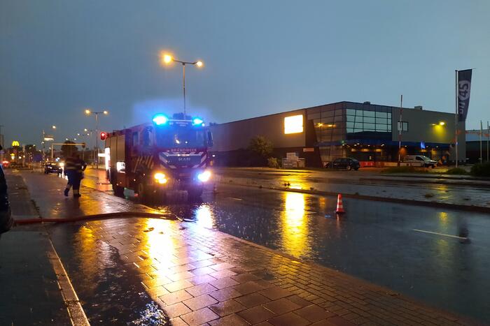 Wateroverlast na harde regenval