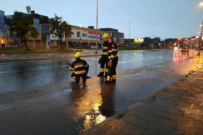 Wateroverlast na harde regenval