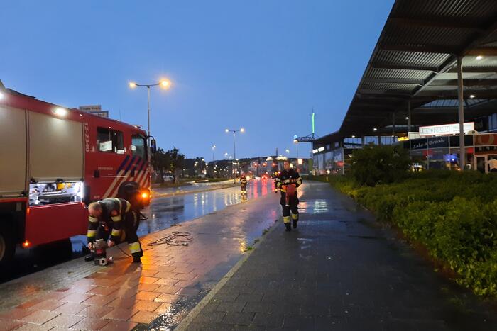 Wateroverlast na harde regenval