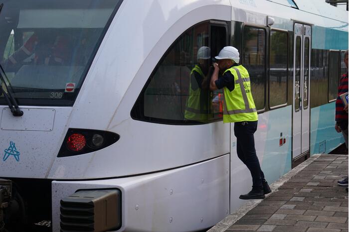 Trein ontspoort na vertrek