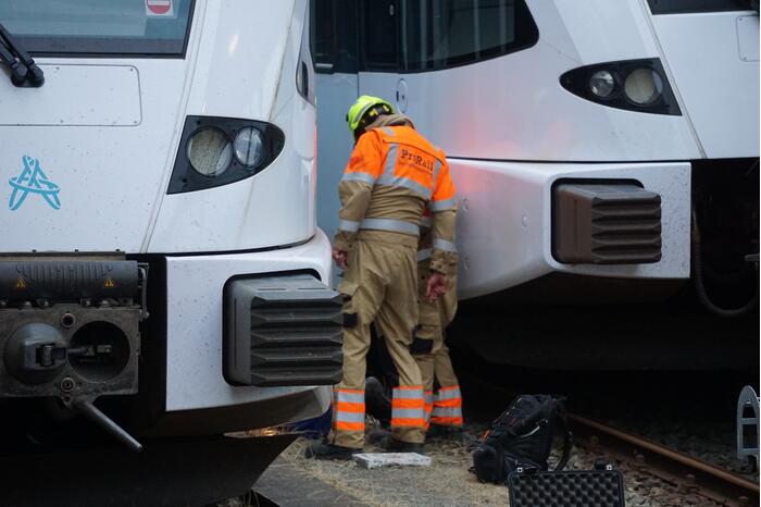 Trein ontspoort na vertrek