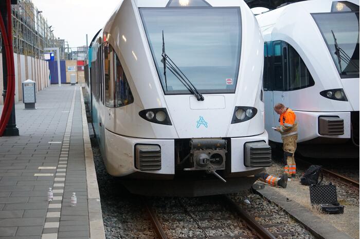 Trein ontspoort na vertrek