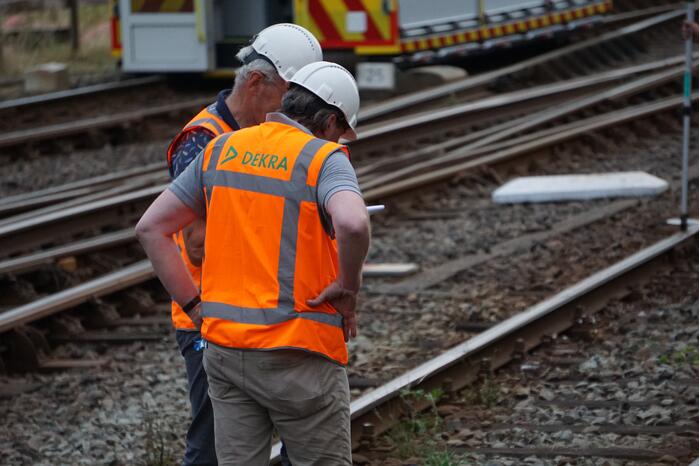 Trein ontspoort na vertrek
