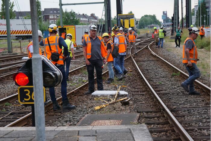 Trein ontspoort na vertrek
