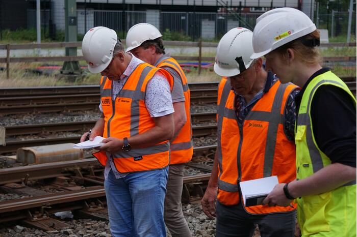 Trein ontspoort na vertrek