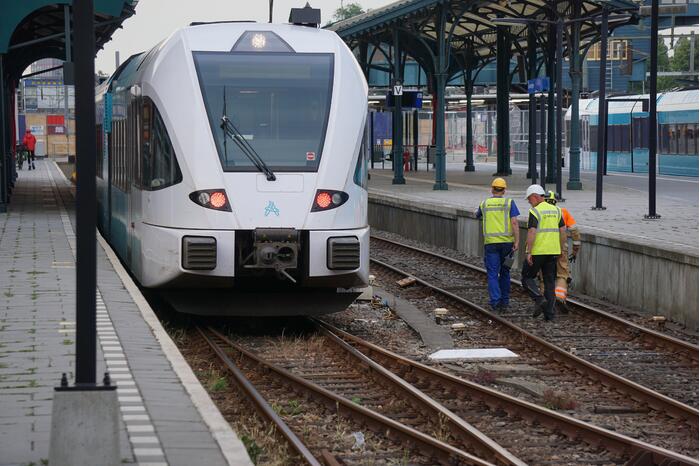 Trein ontspoort na vertrek
