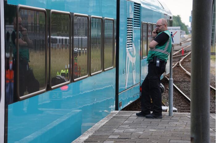 Trein ontspoort na vertrek