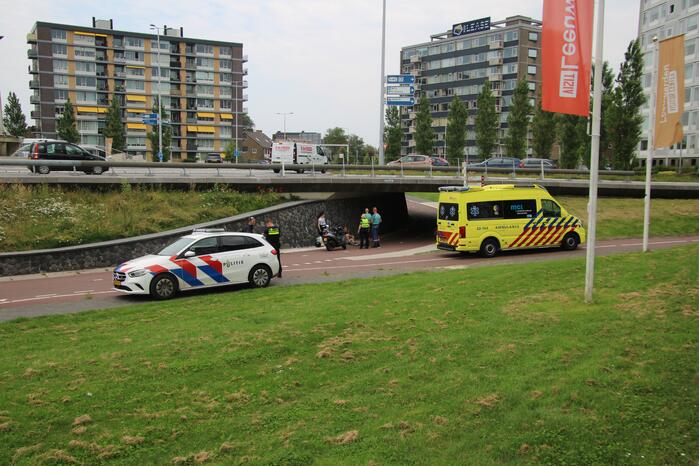 Fietser gewond bij botsing in fietstunnel