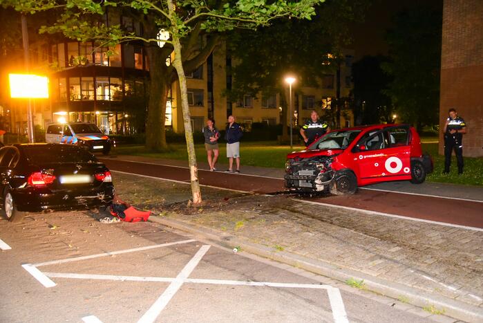 Eenzijdig ongeluk leidt tot vondst vuurwapen