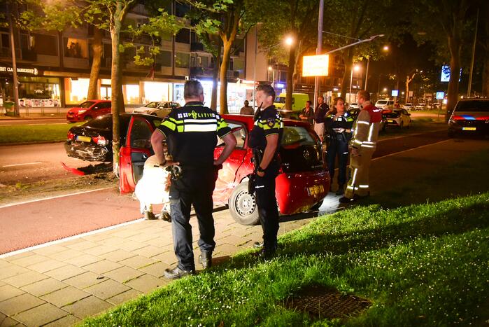 Eenzijdig ongeluk leidt tot vondst vuurwapen