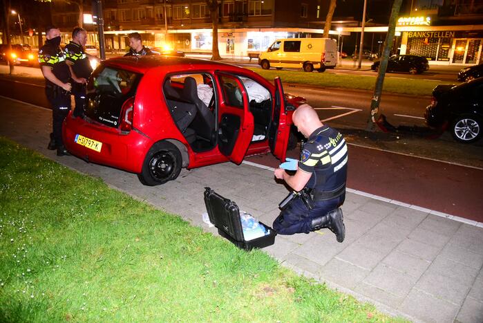 Eenzijdig ongeluk leidt tot vondst vuurwapen