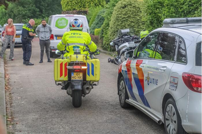 Meisje op fiets raakt gewond bij aanrijding met bestelbus