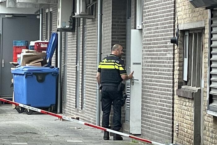 Drugslab aangetroffen in berging