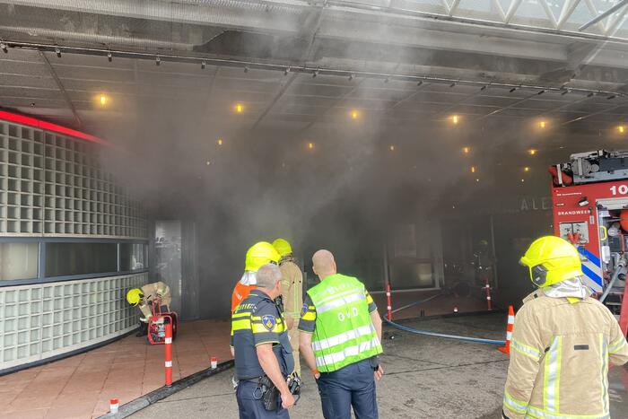 Veel rook bij brand in woonmall Alexandrium