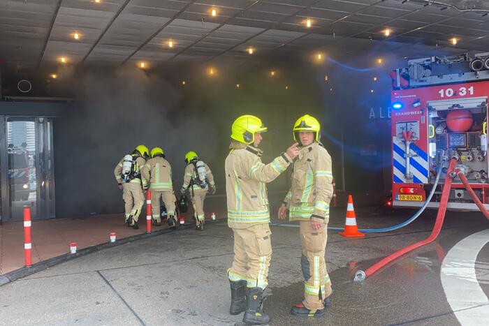 Veel rook bij brand in woonmall Alexandrium