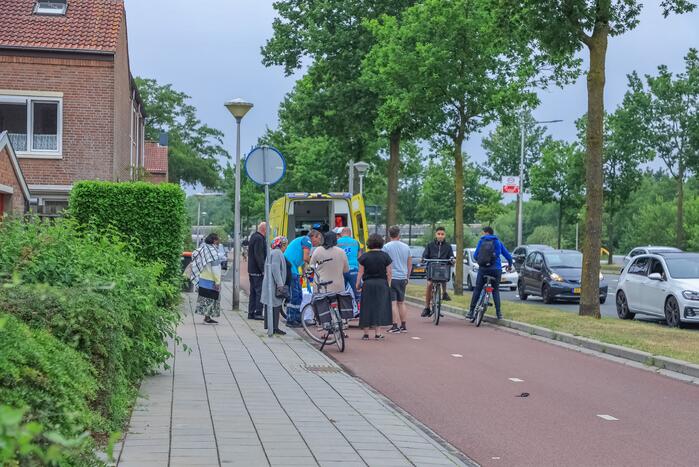 Fietsster gaat onderuit en raakt gewond
