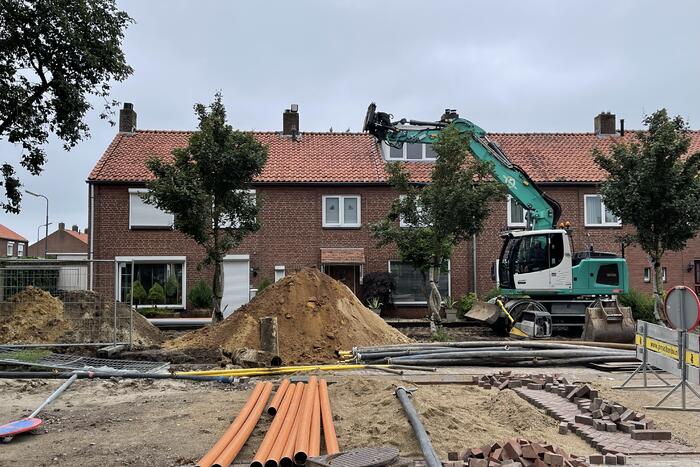 Opnieuw leiding geraakt tijdens werkzaamheden