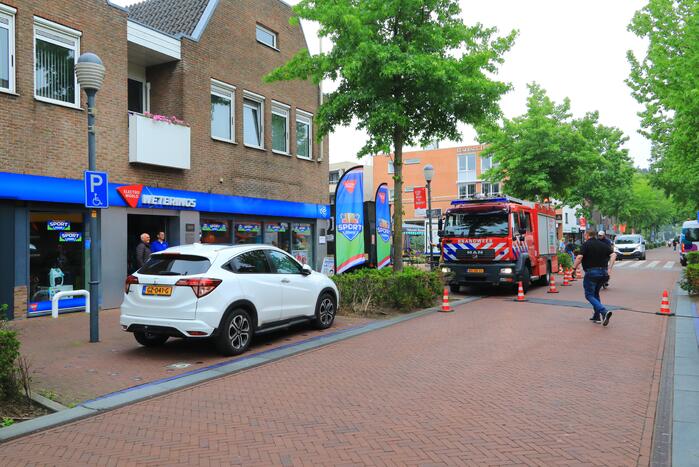 Markt zonder stroom na brand in elektriciteitskast