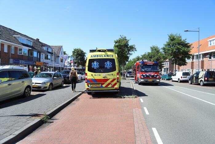 Voorgevel woning deels ingestort bij werkzaamheden